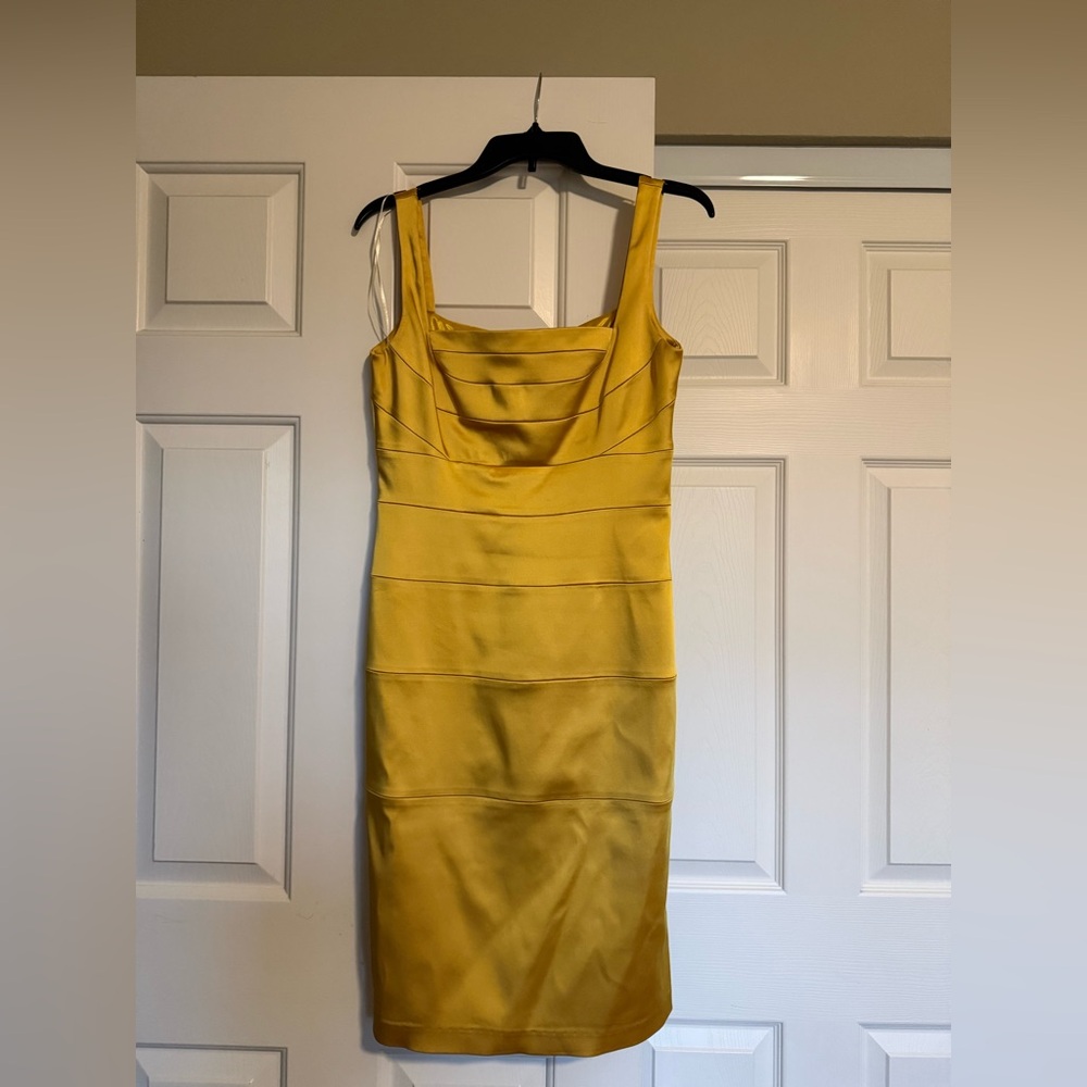 Jax Yellow Midi Dress
